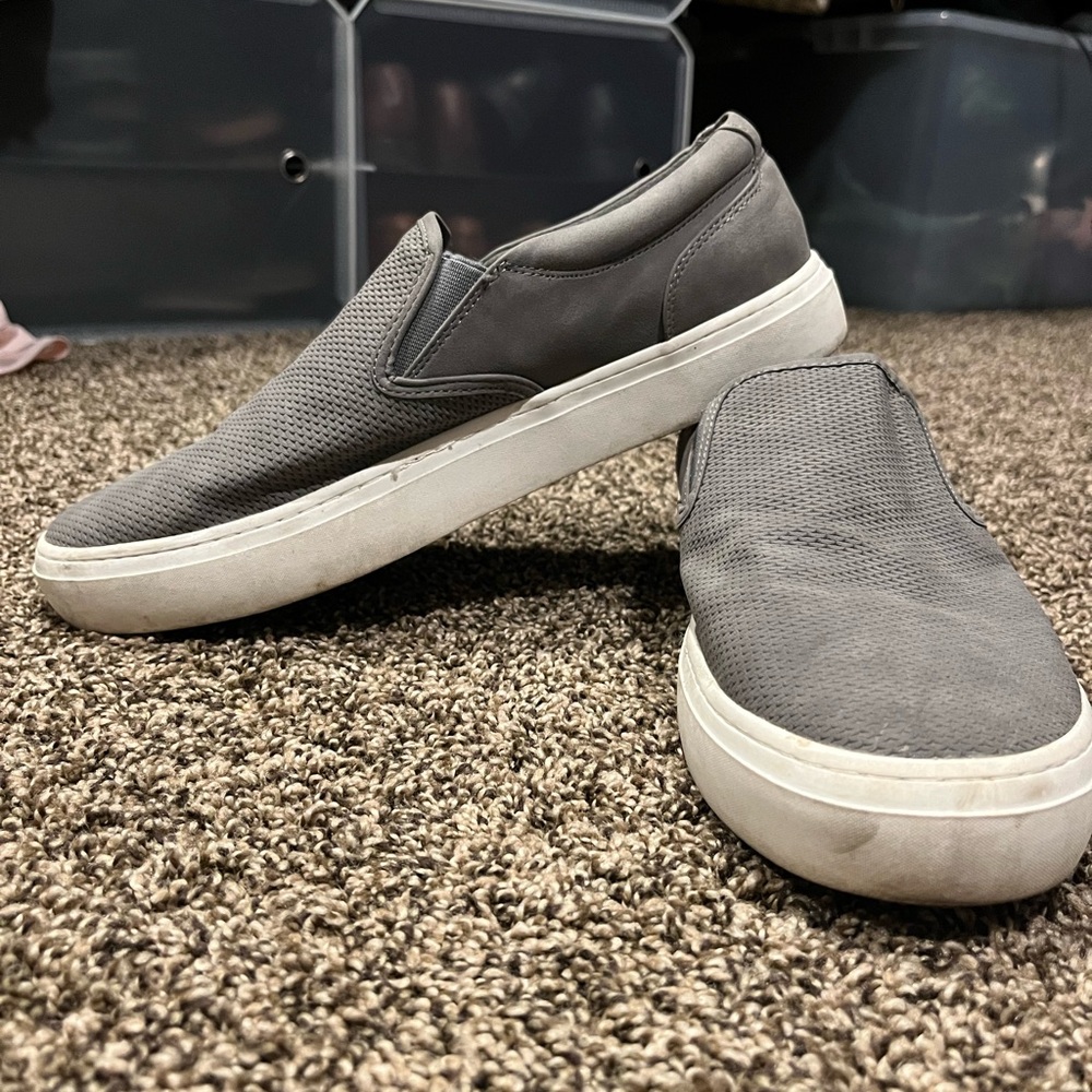 Steve Madden Charcoal Slip-On Loafers
